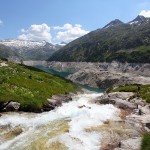 ... und speist den mächtigen Maltastausee