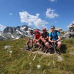 Bekannte Gesichter: Vom Keeskogel kommt mir eine Gruppe Einheimischer entgegen