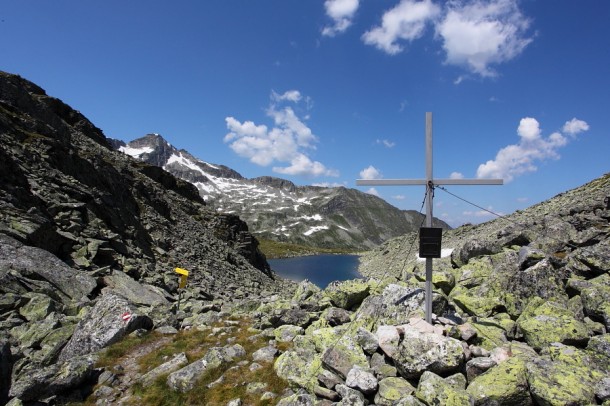 Arlscharte - Blick zu Pfringersee und Zwölferkogel