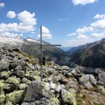 Arlscharte - Blick auf den Maltastausee und die Kölnbreinsperre