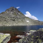 Pfringersee - rechts die Arlscharte