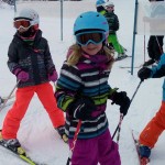 Volksschulkinder aus dem Großarltal beim Skisicherheitstag