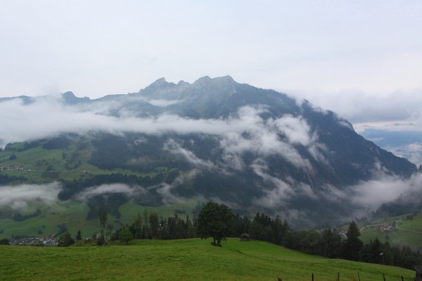 Blick über´s Großarltal zu Höllwand und Tennkogel