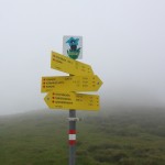 Weggabelung am Salzburger Almenweg