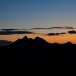 Ein letzter Blick hinüber zu Höllwand und Sandkogel