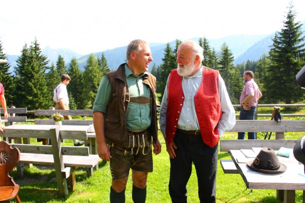 Oberförster Robert Schilcher im Gespräch mit Sepp Forcher