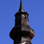 Kirchturm alt - Schriftzeichen MARIA schaut richtung Ort (= Westen)