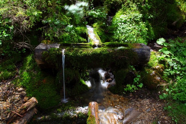 Brunnen am Weg zur Maurachalm & Unterwandalm