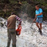 Herbert und Hias im vollen Einsatz