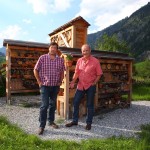 Interview mit Martin Rohrmoser am Insekten-Hotel beim Talmuseum