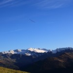 Modell-Seegelflieger über der Ankogelgruppe in den Hohen Tauern