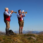 Rast am Weg zum Gipfel