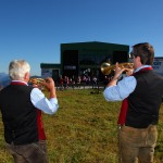 An der Panoramabahn-Bergstation startete die Musi-Wanderung