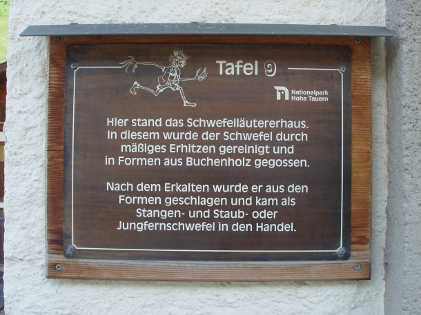 Tafel - Rätselwanderung