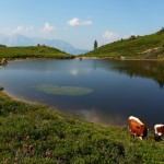 Oberer Paarsee mit Blick zum Hochkönig