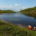 Oberer Paarsee mit Blick zum Hochkönig