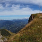 Rechts die Höllwand, links der Sandkogel