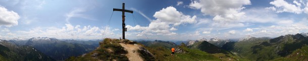 Klingspitz, 2.433 m - Panorama