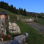 Brunnen bei der Breitenebenalm