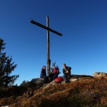 Rast am Kreuz unterhalb des Saukarkopfs