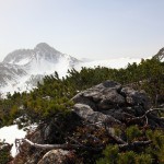 Blick vom Schneibenstein zum Draugstein