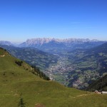 Blick vom Schober auf Tennalm und St. Johann-Alpendorf