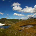 Aufstieg zum Schöderhorn - kleine Lacken zieren den Weg