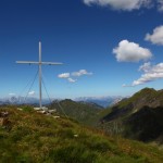 Blick vom Schöderhorn auf Nebelkareck, Klingspitz, Tennen- und Hagengebirge, ...