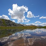 Wolken türmen sich sich auf über dem Keeskogel