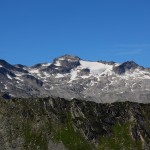 Blick beim Anstieg auf das Murtörl hinüber zum "Kees" (Keeskogel, 2.884 m)