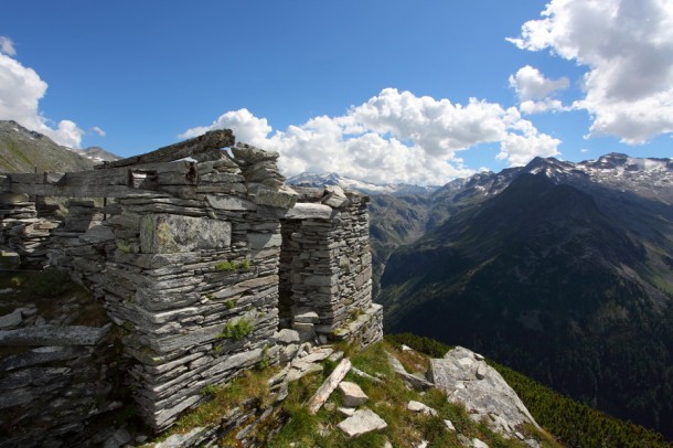 Blick vom Schöder-Wachthaus zum Keeskogel