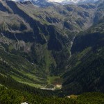 Blick auf den fast ausgetrockneten Schödersee