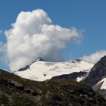 Der Ankogel (3.252 m) trägt eine Wolkenhaube