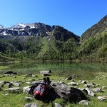 Schödersee Wanderpause