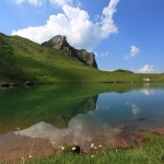 Schuhflickersee, Blick zum Hochegg