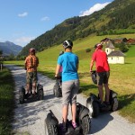 Segwayfahrt am Radweg