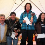 Die Siegerinnen Gruppe "schwarz": 1. Manuela Seufzer, 2. Conny Zimmermann, 3. Claudia Mühleder