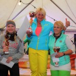 Siegerinnen Gruppe "blond" 1. Christine Römersberger (Gesamtsiegerin), 2. Julia Römersberger, 3. Tina Gottstein