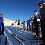 Skier angeschnallt - gleich geht´s los