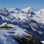 Herrliches Panorama, hinten der Großglockner