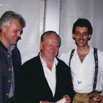 Musikantenfestival 1999: TVB-Obmann Franz Zraunig, Slavko Avsenik und meine Wenigkeit .