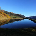 Speicherteich an der Mittelstation - Blick nach Norden