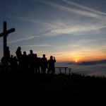 Endlich: Sonnenaufgang am Kreuzkogel