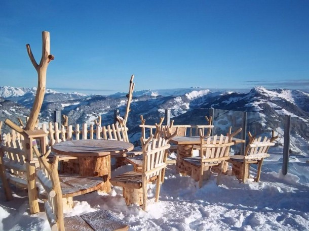 Sonnenplatzl an der Bergstation Sonnenbahn Großarltal