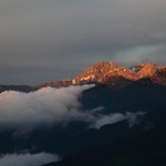 Blick zu den Gipfeln der Radstädter Tauern