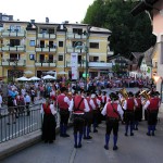 Trachtenmusikkapelle Großarl mit Blick auf den Marktplatz