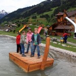 Gaud-Alm "Bergsee" mit Floßanlage