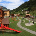 Blick vom "Gipfel" auf den Spielplatz