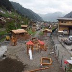 Blick auf den Spielplatz letzte Woche