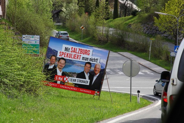 Landschaftsverschönerungsaktion der politischen Parteien